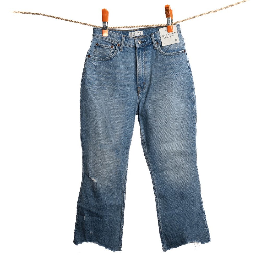 Abercrombie & Fitch The Kick Flare Ultra High Rise (**Curve Love)